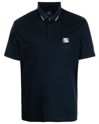 dunkelblaues Polohemd von Armani Exchange