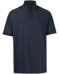 dunkelblaues Polohemd von Armani Exchange