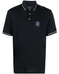 dunkelblaues Polohemd von Armani Exchange