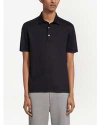 dunkelblaues Polohemd von Zegna