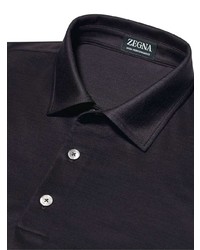 dunkelblaues Polohemd von Zegna