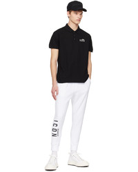 dunkelblaues Polohemd von DSQUARED2