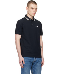 dunkelblaues Polohemd von Emporio Armani