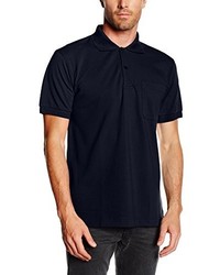 dunkelblaues Polohemd von BlueBlack