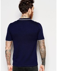 dunkelblaues Polohemd von Asos