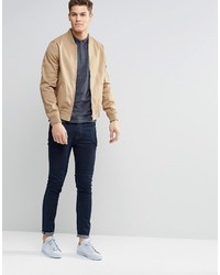 dunkelblaues Polohemd von Asos