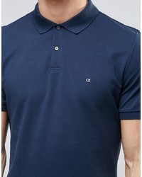 dunkelblaues Polohemd von Calvin Klein