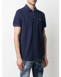 dunkelblaues Polohemd von DSQUARED2