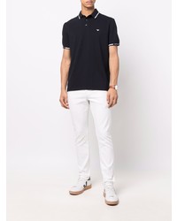 dunkelblaues Polohemd von Emporio Armani