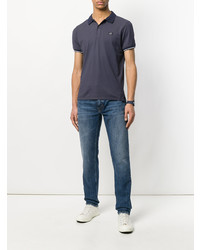 dunkelblaues Polohemd von CP Company