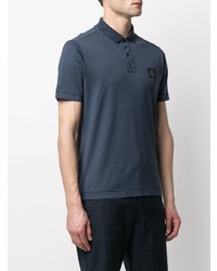 dunkelblaues Polohemd von Stone Island