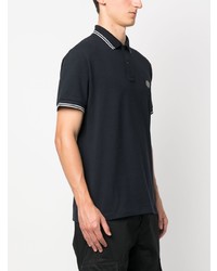 dunkelblaues Polohemd von Stone Island