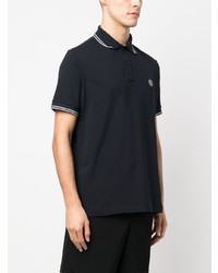 dunkelblaues Polohemd von Stone Island