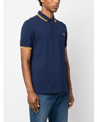 dunkelblaues Polohemd von Fred Perry