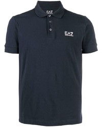 dunkelblaues Polohemd von Ea7 Emporio Armani