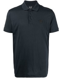 dunkelblaues Polohemd von Ea7 Emporio Armani