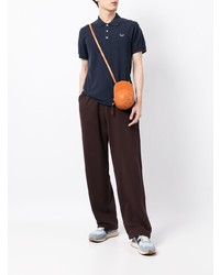 dunkelblaues Polohemd von MAISON KITSUNÉ