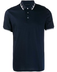 dunkelblaues Polohemd von Emporio Armani