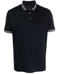 dunkelblaues Polohemd von Emporio Armani