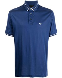 dunkelblaues Polohemd von Emporio Armani