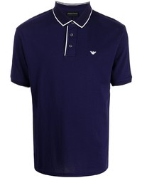 dunkelblaues Polohemd von Emporio Armani