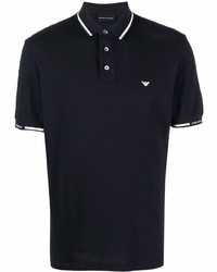 dunkelblaues Polohemd von Emporio Armani