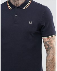 dunkelblaues Polohemd von Fred Perry