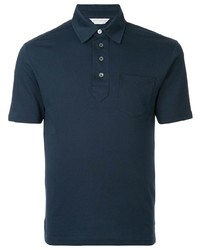 dunkelblaues Polohemd von Gieves & Hawkes