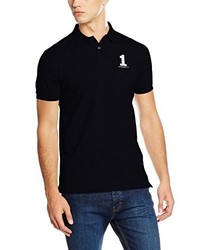 dunkelblaues Polohemd von Hackett Clothing