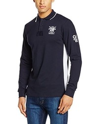 dunkelblaues Polohemd von Hackett Clothing