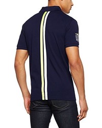 dunkelblaues Polohemd von Hackett London