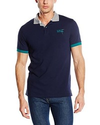 dunkelblaues Polohemd von Hackett London