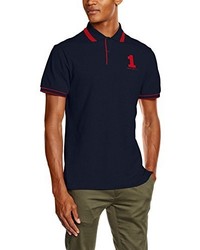 dunkelblaues Polohemd von Hackett London