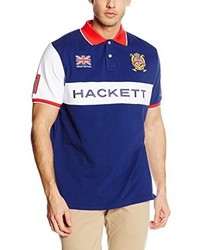 dunkelblaues Polohemd von Hackett London