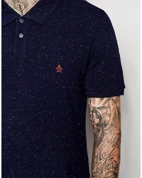 dunkelblaues Polohemd von Original Penguin