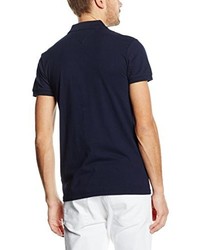 dunkelblaues Polohemd von Hilfiger Denim