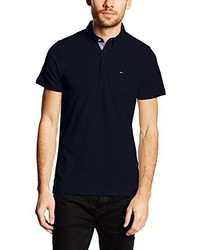 dunkelblaues Polohemd von Hilfiger Denim