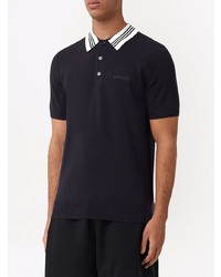 dunkelblaues Polohemd von Burberry