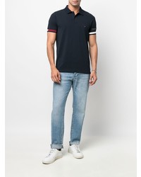 dunkelblaues Polohemd von Tommy Hilfiger