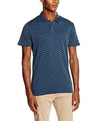 dunkelblaues Polohemd von Jack & Jones