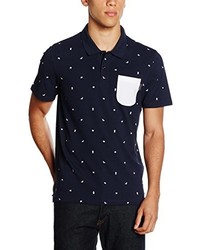 dunkelblaues Polohemd von Jack & Jones