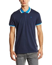 dunkelblaues Polohemd von Jack & Jones