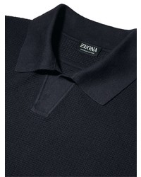 dunkelblaues Polohemd von Zegna