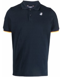 dunkelblaues Polohemd von K-Way R&D