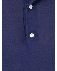 dunkelblaues Polohemd von Hardy Amies