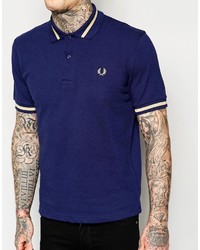 dunkelblaues Polohemd von Fred Perry