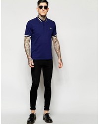 dunkelblaues Polohemd von Fred Perry