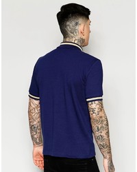 dunkelblaues Polohemd von Fred Perry