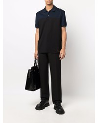 dunkelblaues Polohemd von Alexander McQueen