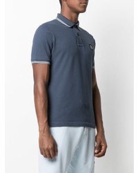 dunkelblaues Polohemd von Stone Island